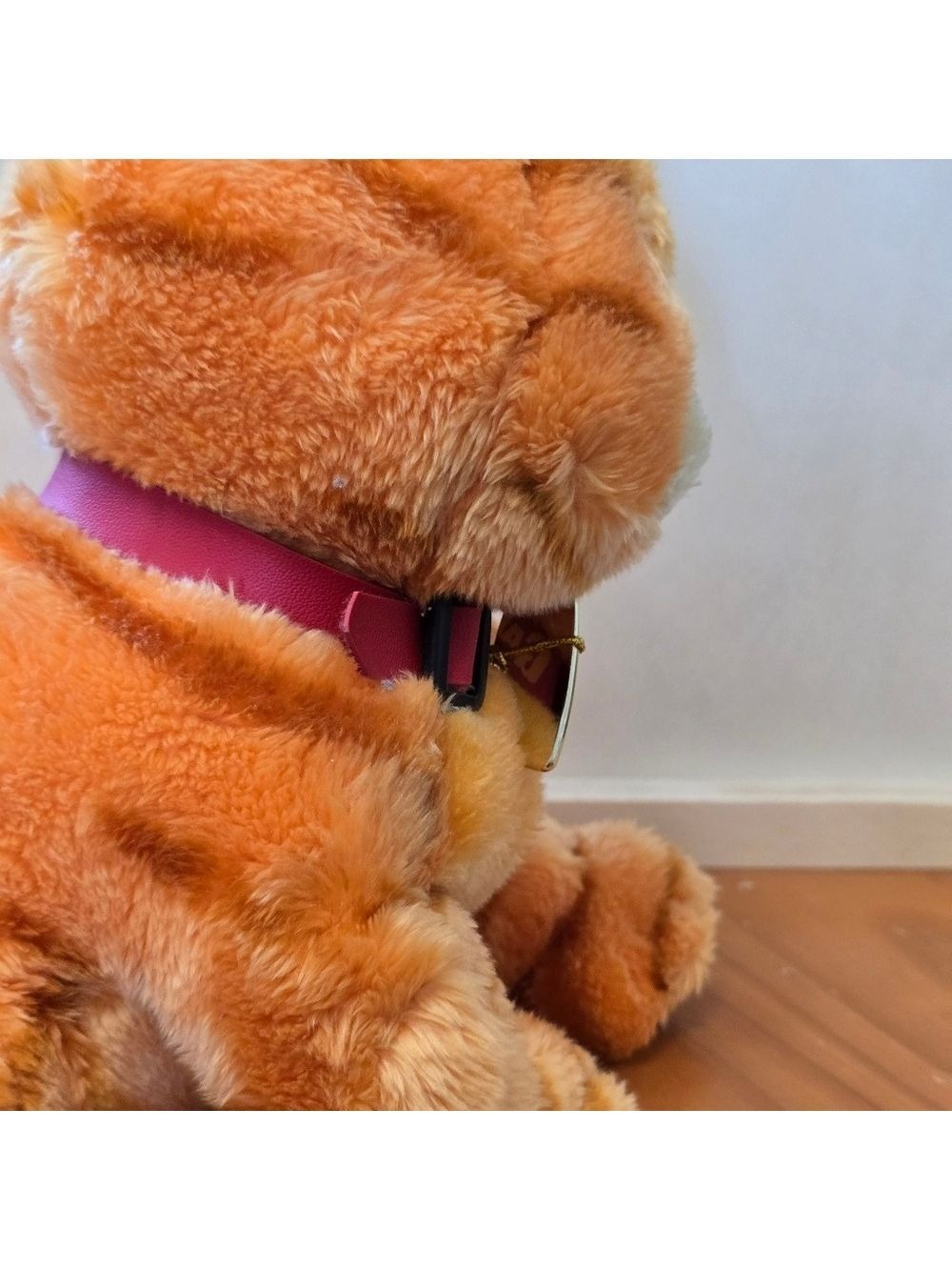 Vintage 2004 Garfield Plush Toy with Collar - Picture 7 of 10